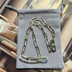 Kendra Scott Adeline Statement Gold Chain Necklace